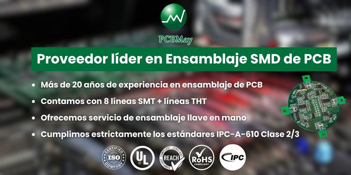 PCBMay: Proveedor líder en Ensamblaje SMD de PCB